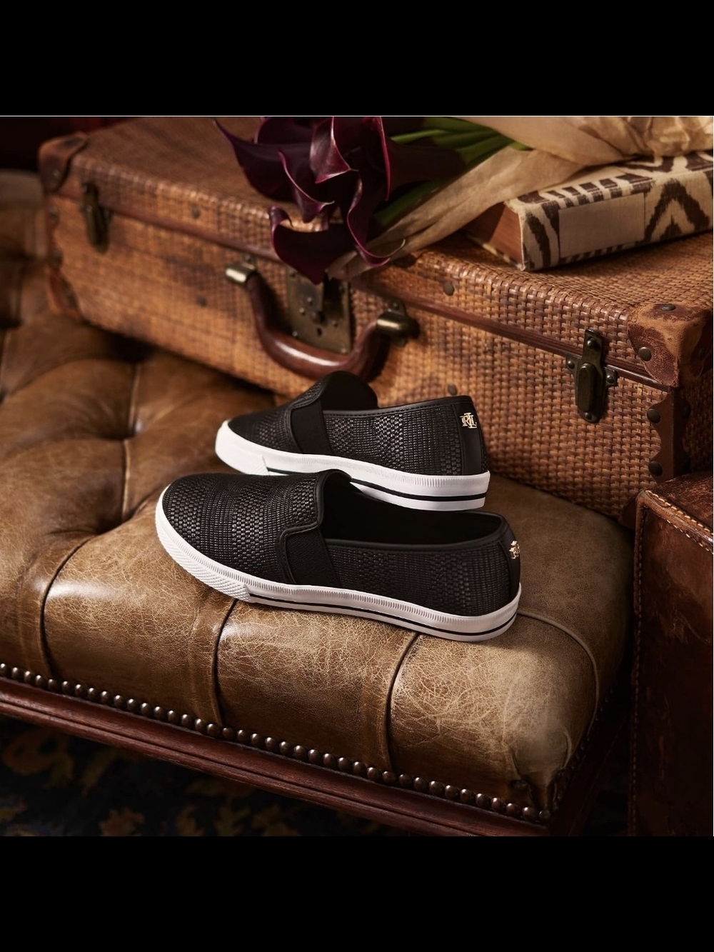Brand new...Lauren Ralph Lauren Jinny Slip-On Sneakers.